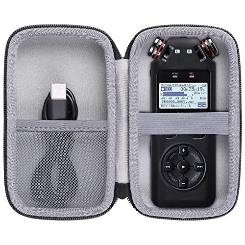 Aenllosi Hart Tasche Hülle für Tascam DR-05X Tragbarer Audio-Recorder(Nur Tasche)