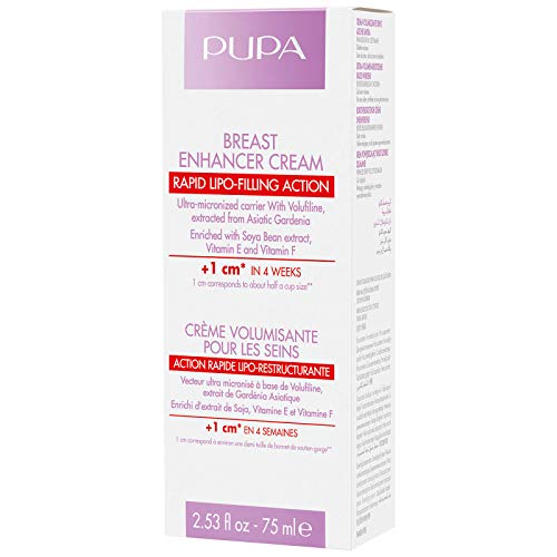 Pupa Milano Breast Enhancer Rapid Action Cream für Frauen, 72 ml Creme