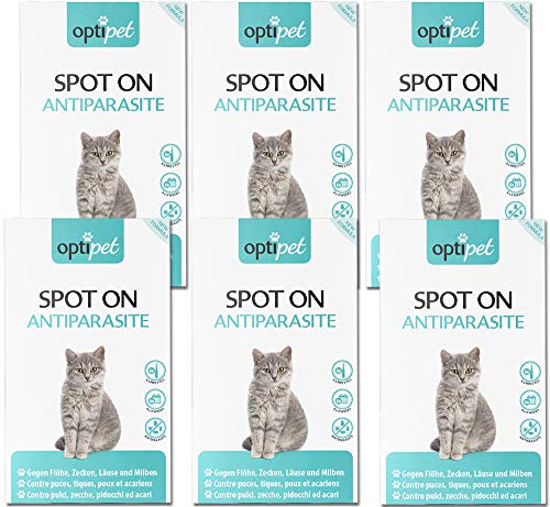 OptiPet Spot On 36x1ml Pipetten für Katzen