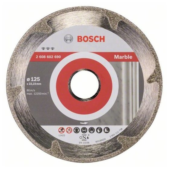 Bosch - Diamanttrennscheibe Best for Marble, 125 x 22,23 x 2,2 x 3mm