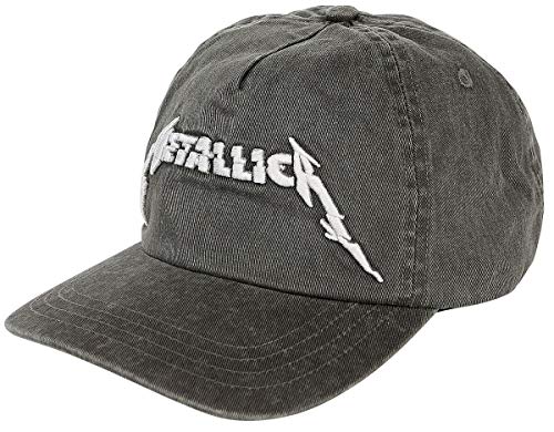 Metallica Glitch Logo - Washed Dad Cap Unisex Cap schwarz/Used Look 100% Baumwolle Band-Merch, Bands