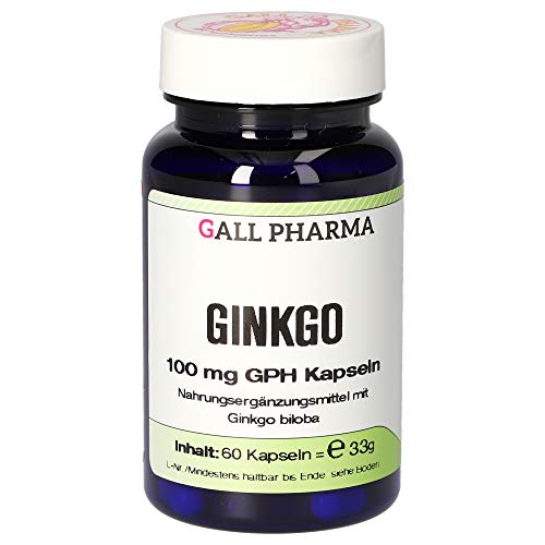 Gall Pharma Ginkgo 100 mg GPH Kapseln , 1er Pack (1 x 60 Stück)
