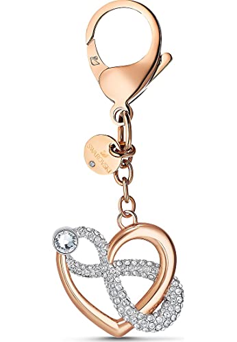 Swarovski Handtaschen Charm 5530885 Infinite, weiss, Rosé vergoldet