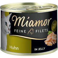 Miamor Feine Filets Huhn in Jelly | 12x 185g Katzenfutter nass
