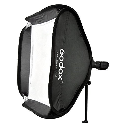 Godox 40 * 40cm / 15 "* 15" Softbox Diffusor mit S-Bügel Bowens Halterung für Speedlite-Blitzlicht