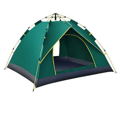 Familie Kuppelzelte Wasserdichtes Outdoor Zelt 3 Personen Instant Pop Up Zelt Winddicht Campingzelt,Einfach Aufzubauendes Outdoor-Zelt,Kleine Packungsgröße für Trekking,Camping,Outdoor