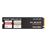 WD_BLACK SN850X NVMe SSD 4 TB interne SSD (Gaming Speicher, PCIe Gen4-Technologie, Lesen 7.300 MB/s, Schreiben 6.600 MB/s) Schwarz, Standard