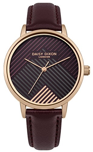 Daisy Dixon Damen Datum klassisch Quarz Uhr mit PU Armband DD056VRG