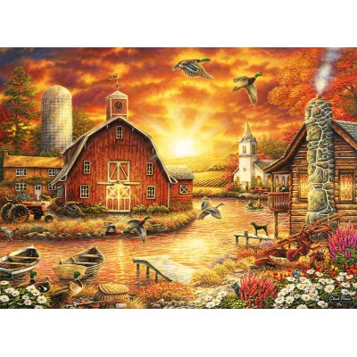 Bluebird Puzzle Chuck Pinson - Honey Drip Farm 3000 Teile Puzzle Bluebird-Puzzle-70580-P
