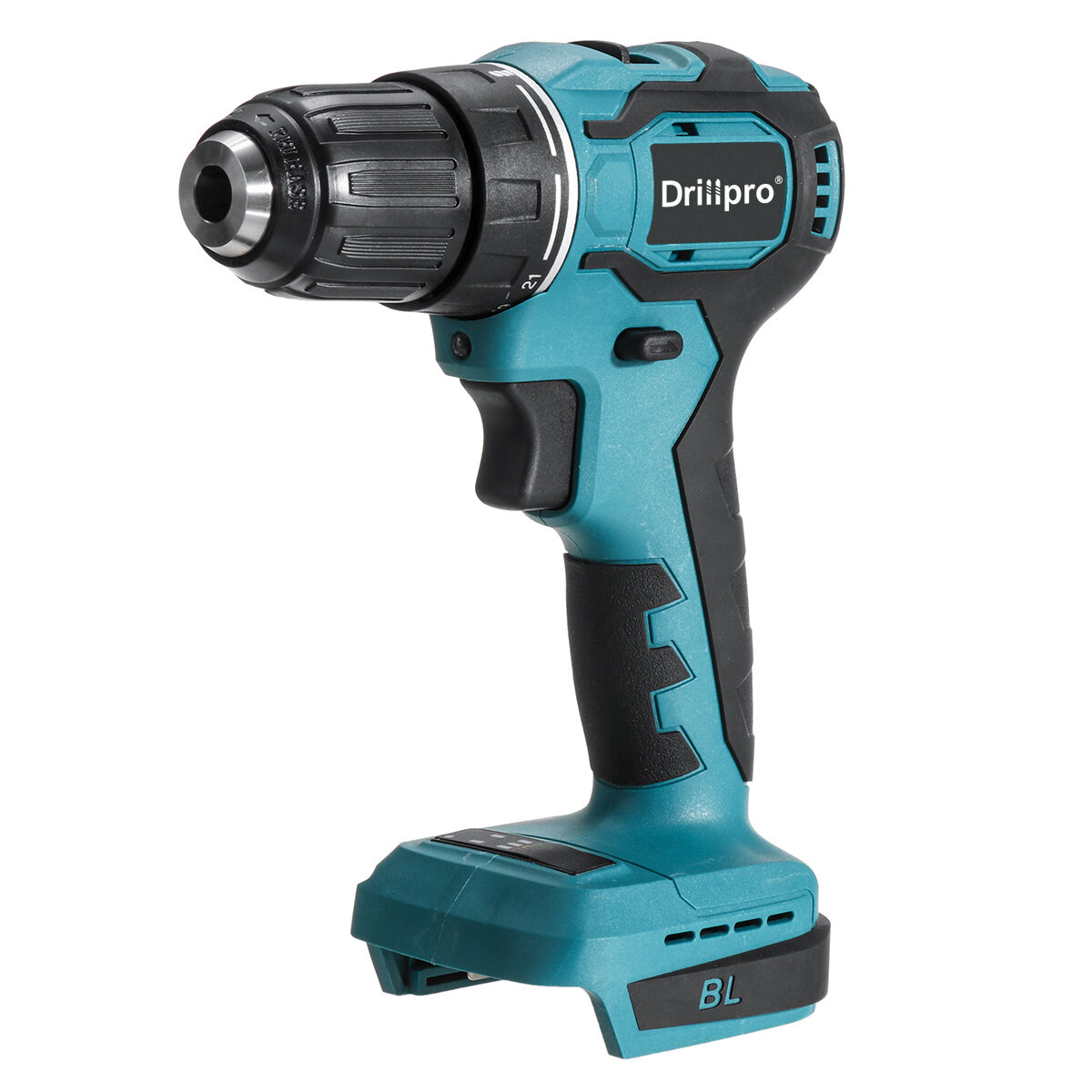 Drillpro 10mm Cordless Electric Drill Screwdriver 1800rpm 2 Speed with LED Working Light 21+1 Stage Setting Mode