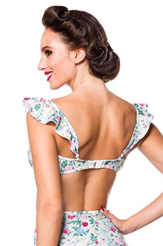 Belsira Vintage Bikinioberteil mit Flügelärmel L