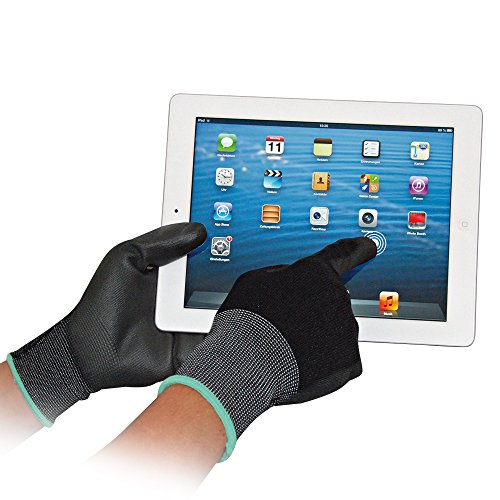 Hygostar Touchscreen Handschuh BLACK ACE TOUCH PU-Beschichtung, schwarz, Größe XL