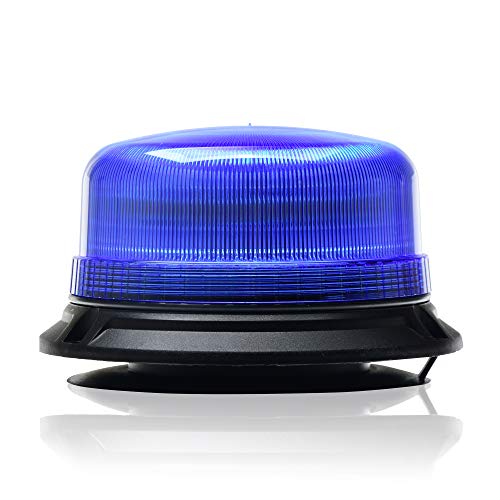 LED-MARTIN® Rundumleuchte XR20 ECO - 12V/24V- Blau - Magnetfuß - 3,5m Kabel - für Polizei, Feuerwehr, THW - ECE-R65 - kompakte Bauform