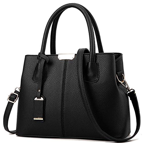 Handtasche Damen UmhäNgetasche Handtasche Damen Handtaschen Einfache Mode Handtasche UmhäNgetasche Crossbody Bag Damen schwarz