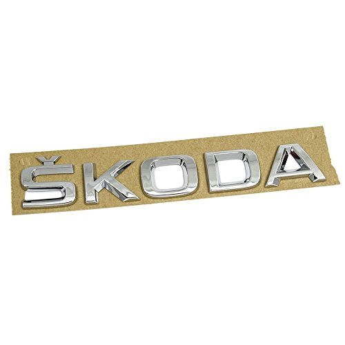 Skoda 5JA8536872ZZ Schriftzug Heckklappe hinten Emblem Logo Zeichen chrom