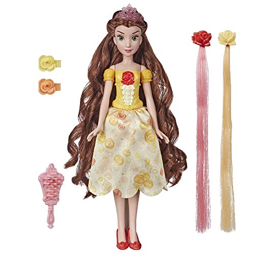 Hasbro Disney Prinzessinnen Prinzessin Stylingspaß Belle, Modepuppe für Kinder ab 3 Jahren E6677