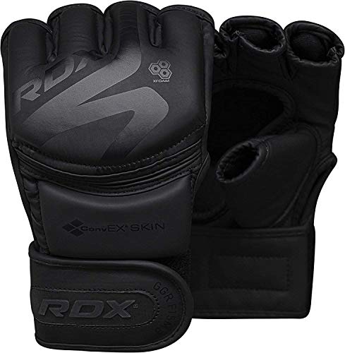 RDX MMA Handschuhe Profi Kampfsport Boxsack Sparring Freefight Training Grappling Gloves Sandsack Punchinghandschuhe(MEHRWEG)