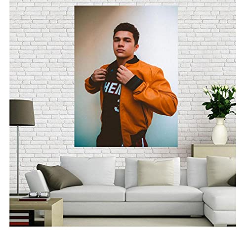 ZOEOPR Plakat Amerikanischer Popsänger Austin Mahone Plakat Porträtbilder Plakate und Drucke Leinwand Ölgemälde Kunst Wand Wohnzimmer Wohnkultur 50 * 70cm No Frame