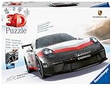 Ravensburger 3D Puzzle Porsche 911 GT3 Cup 11557 - Das berühmte Fahrzeug und Sportwagen als 3D Puzzle Auto