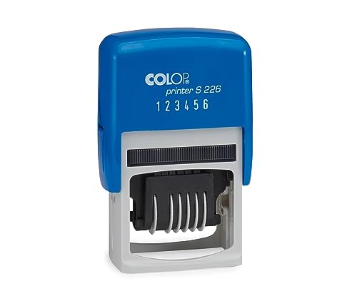 COLOP Ziffernstempel Printer S226, 6stellig, blau 105549