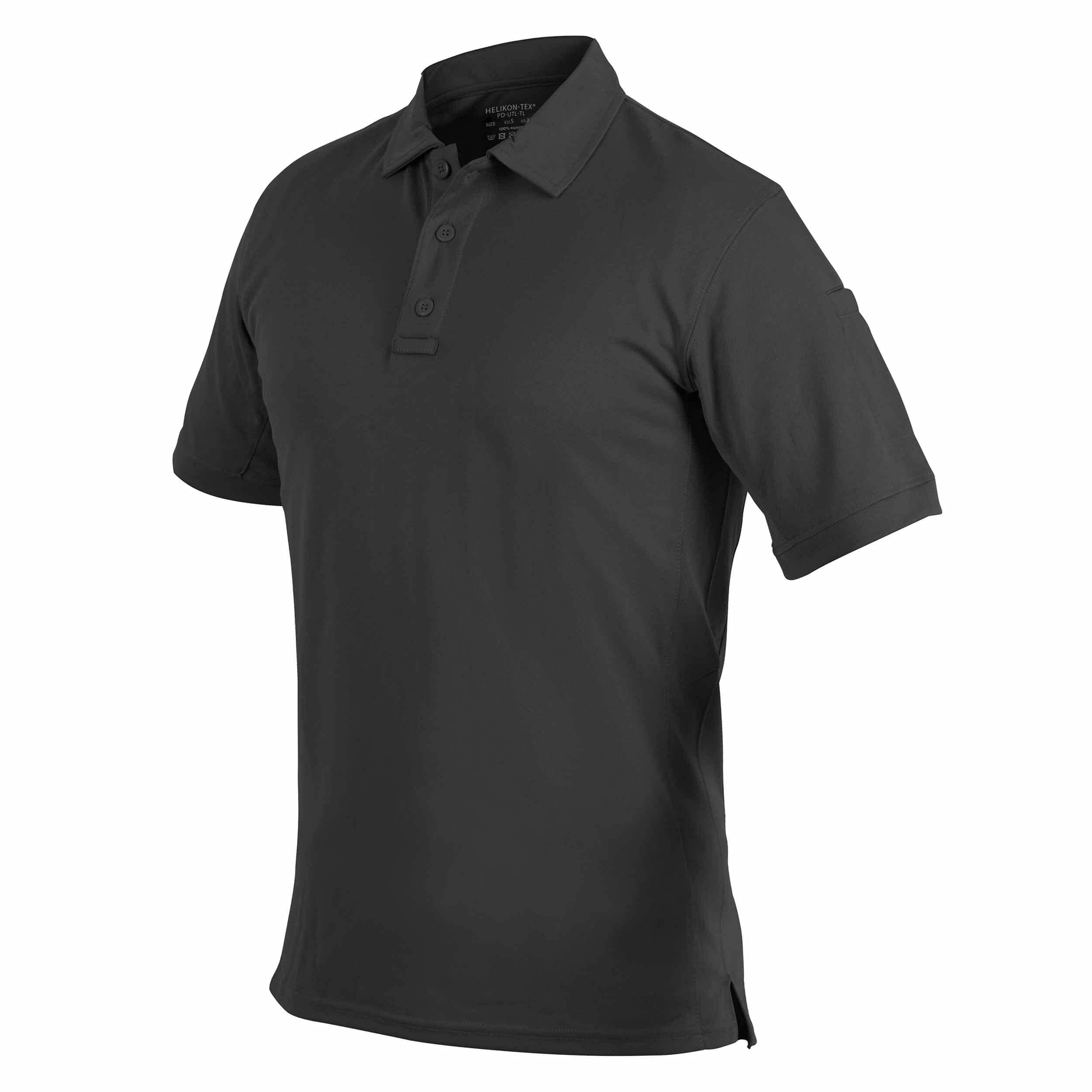 Helikon-Tex UTL Polo Shirt - TopCool Lite - Schwarz