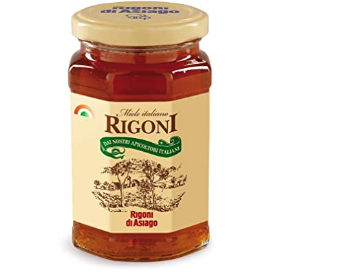 6x Rigoni di Asiago Miele Italiano Honig Einmachglas 400g 100% Italienisches Produkt Italienische Imkers Bienenstockprodukte