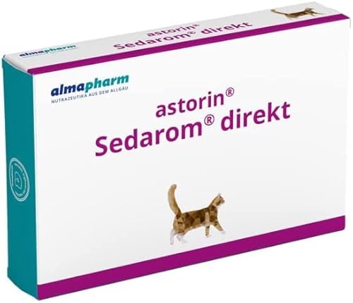 astorin Sedarom direkt 60 Tbl.* Rasch verfügbare Nervennahrung für ängstliche, stressanfällige Katzen