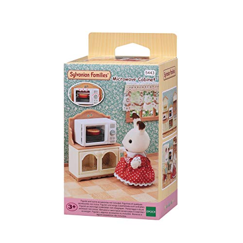 Sylvanian Families 5443 Schrank mit Mikrowelle - Puppenhaus Einrichtung