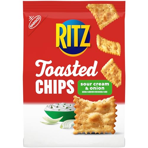 Ritz Toasted Chips| Sour Cream & Onion| 8.1 Ounce