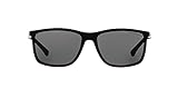 Emporio Armani Unisex 0ea4058 58 Sonnenbrille, Schwarz (Black Rubber 506381), Large (Herstellergröße