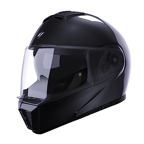 Stormer, klapphelme motorrad SLIDE black pearly, L