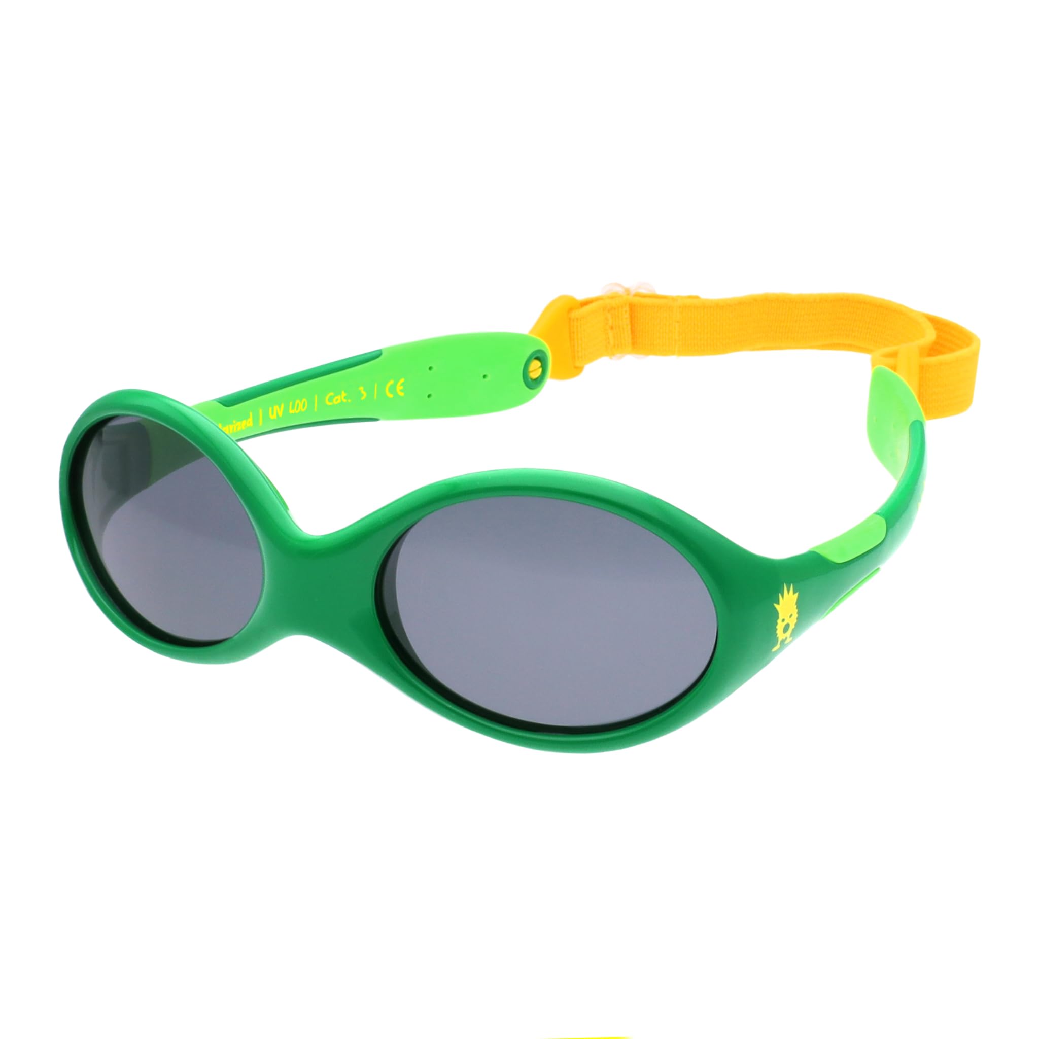 ActiveSol BABY Sonnenbrille 0–18 Monate, 100% UV-Schutz, BPA-frei, polarisiert, verstellbares Band, Prüfengel Bestnoten