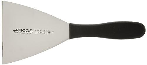 Arcos Serie 2900 - Küchenspatel - Klinge Nitrum Edelstahl 125x120 mm - HandGriff Polypropylen Farbe Schwarz