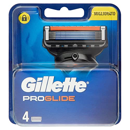 Gillette - ProGlide Rasierklingen Für Herren Mit 5 Anti-Reibungs-Klingen Für Eine Gründliche Und Langanhaltende Rasur - 4x Nachfüllung