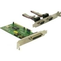DeLock 1x Parallel & 2x Serial - PCI card - Adapter Parallel/Seriell - PCI - RS-232 - 2 Anschlüsse + 1 paralleler Port (89004)