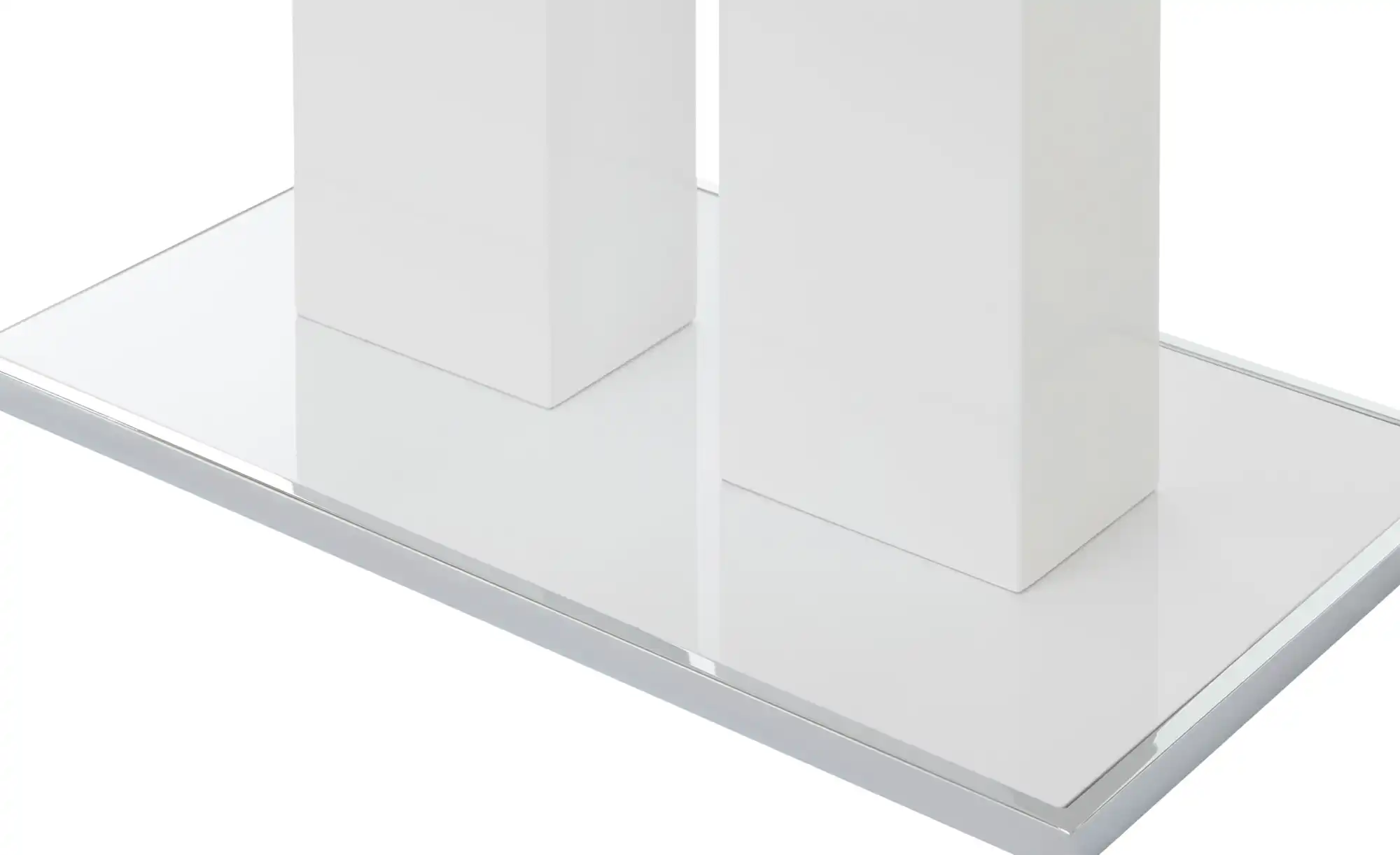 Primo Säulentisch in Weißem Hochglanzlack Basti ¦ weiß ¦ Maße (cm): B: 85 H: 75 Tische > Esstische - Möbel Kraft 4