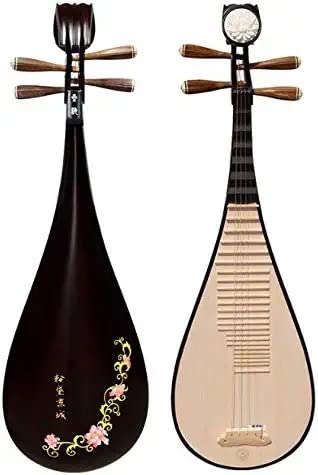 Luth chinois en bois dur, les instruments à cordes ethniques traditionnels conviennent comme cadeaux pour les parents et les amis
