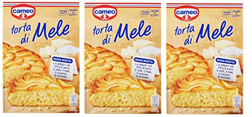 6x Cameo Preparato per Torta di Mele Vorbereitet für Apfelkuchen Produkte für Gebäck 308g Mischung für Kuchen