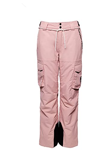 Superdry Damen Freestyle Cargo Pant Hose, rosa-Soft pink, 42