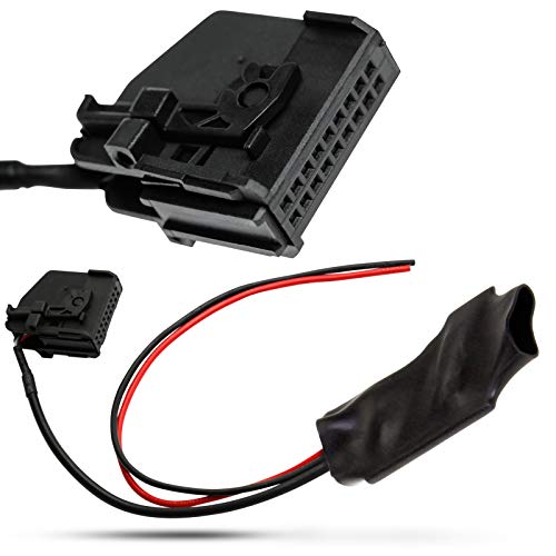 Bluetooth AUX IN Adapter Kabel 18pol Most Stecker für Mercedes Benz Comand 2.0 & Blaupunkt Comand APS 220