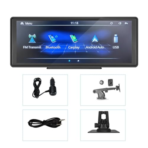 10,26 Zoll Smart Player IPS Touchscreen Wireless Carplay & Android Auto Auto Tragbares Radio Bluetooth Host ohne Kamera Einfache Installation Einfach zu bedienen