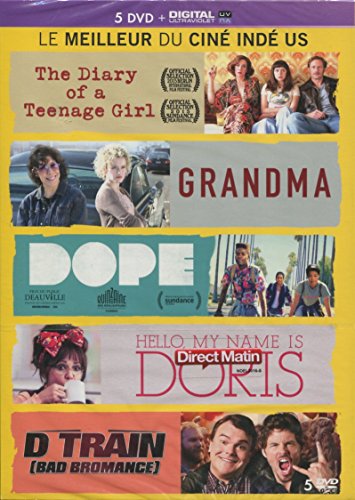 Coffret cinéma indépendant : The Diary of a Teenage Girl + Grandma + Dope + Hello, My Name Is Doris + The D Train [DVD + Copie digitale]