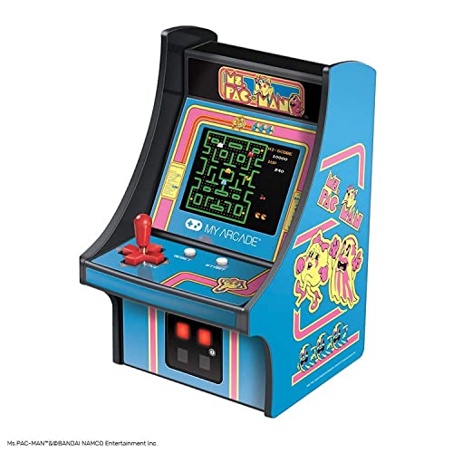 Mini Retro Arcade Game Mrs PAC-Man My Arcade