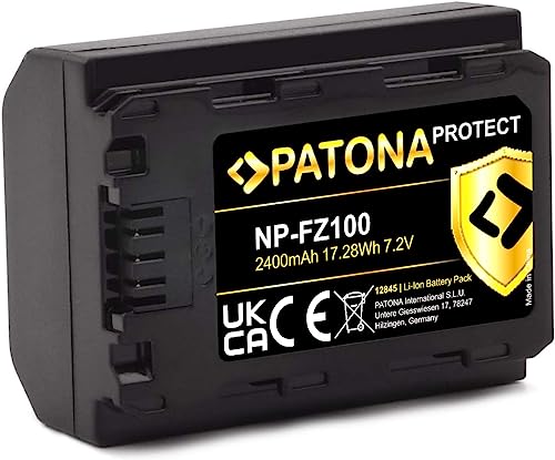 PATONA Protect V1 Akku NP-FZ100 (2250mAh) ohne Verwendungseinschränkung (GenerationIV)