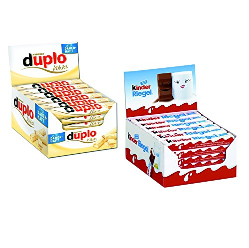 Ferrero Kinder Riegel (36 Stück) und Duplo White (40 Stück)
