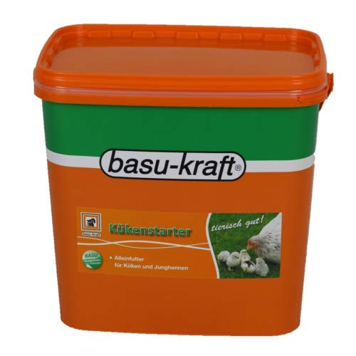 BASU Kükenstarter 7 kg pelletiert - Alleinfuttermittel für Küken ab dem 1. Lebenstag - Geflügel Hühner Küken Futter Kükenmehl Hühnerfutter