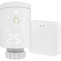 FONTASTIC Heizkörperthermostat elektronisch, Thermostat Heizung digital mit LED-Display, Heizungsthermostat smart WLAN Thermostat per App steuerbar, Heizkörperregler (4er Set)