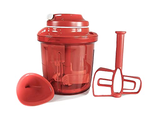 TUPPERWARE Chef Extra-Chef 1,35 L Rot D200 Chef in Einem zerkleinern Extra Chef