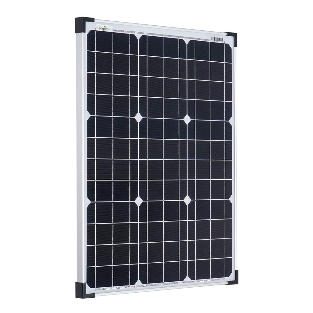 Offgridtec 50 Watt Solarmodul/Solarpanel/Solarzelle 12V, 3-01-001260