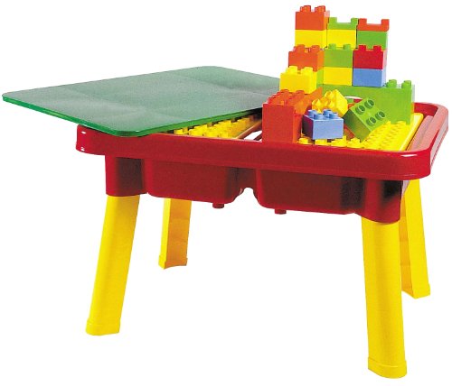 Unico Plus und Maxi Spieltisch mit Bausteinen mit Abdeckplatte ab 18 Monate